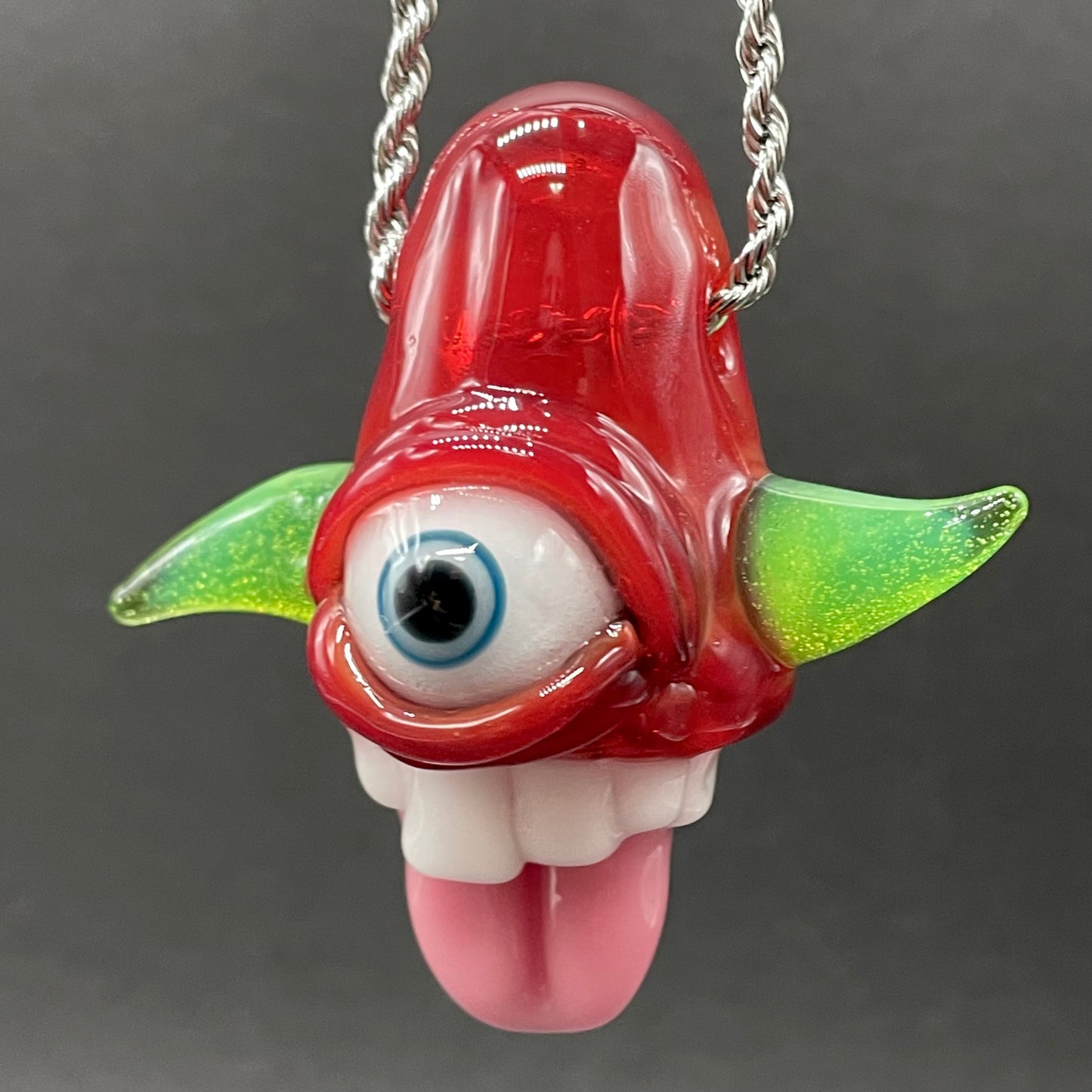 Licky McOneEye glass pendant