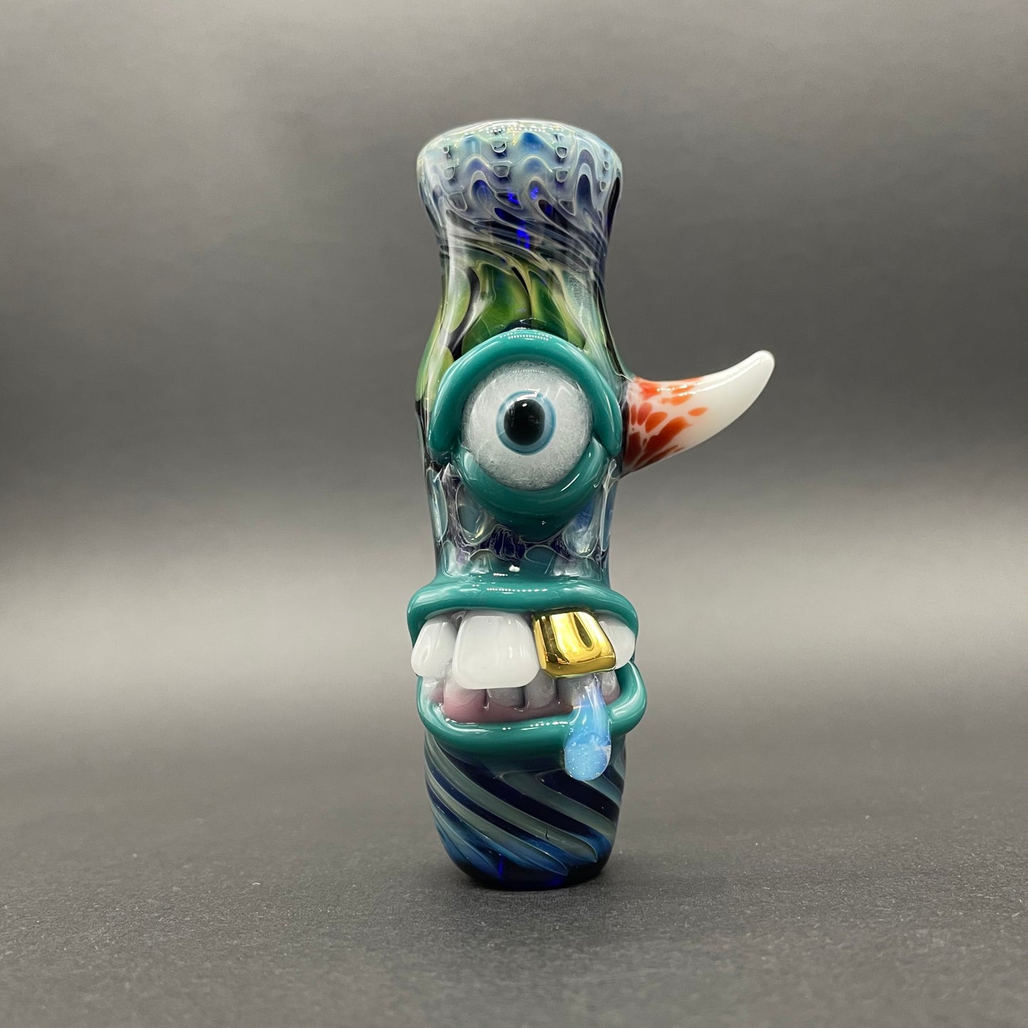 Gold fumed cyclops Chillum