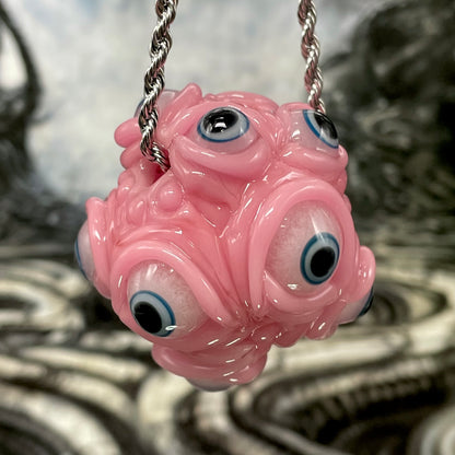 Pink Argus pendant