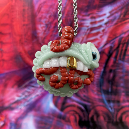 Worm eater pendant