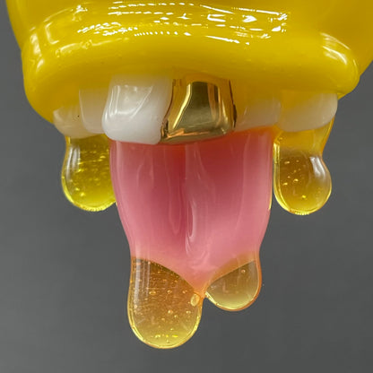 Have a nice day glass pendant
