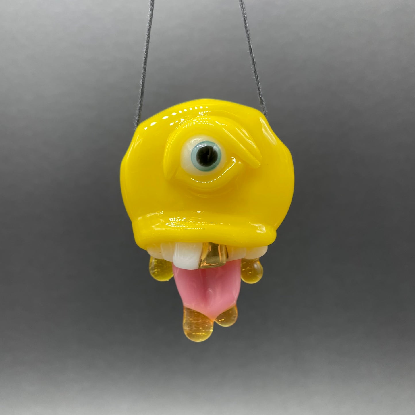 Have a nice day glass pendant