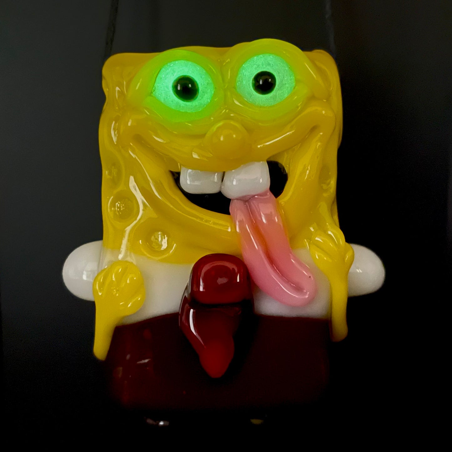 Sponge bob square pants glass pendant