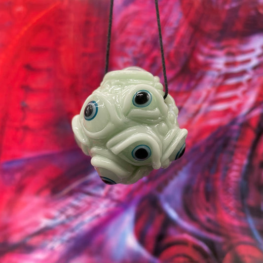 Mint green Argus pendant