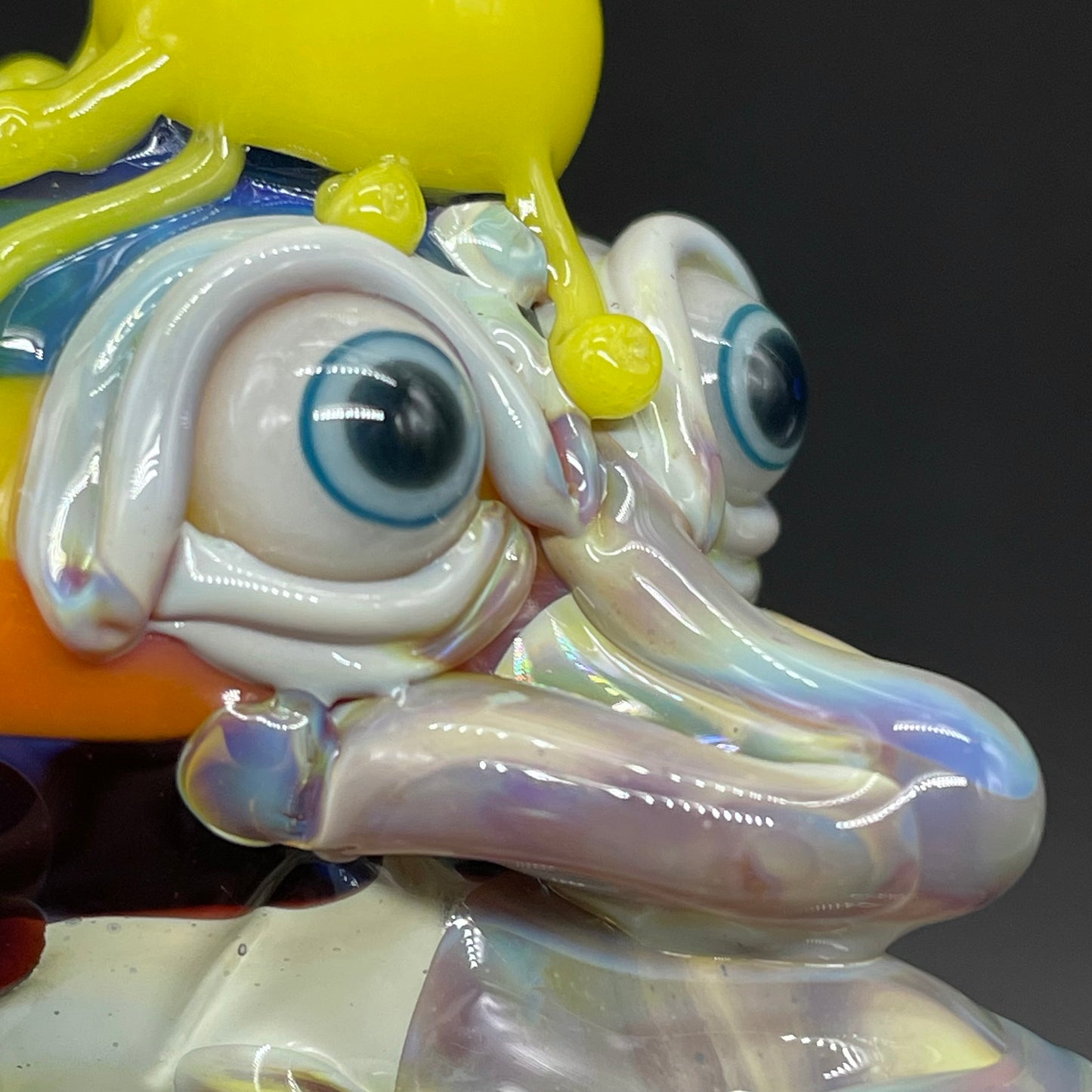 Ice cream kid glass pendant