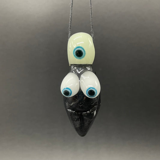 Black light reactive fertility pendant