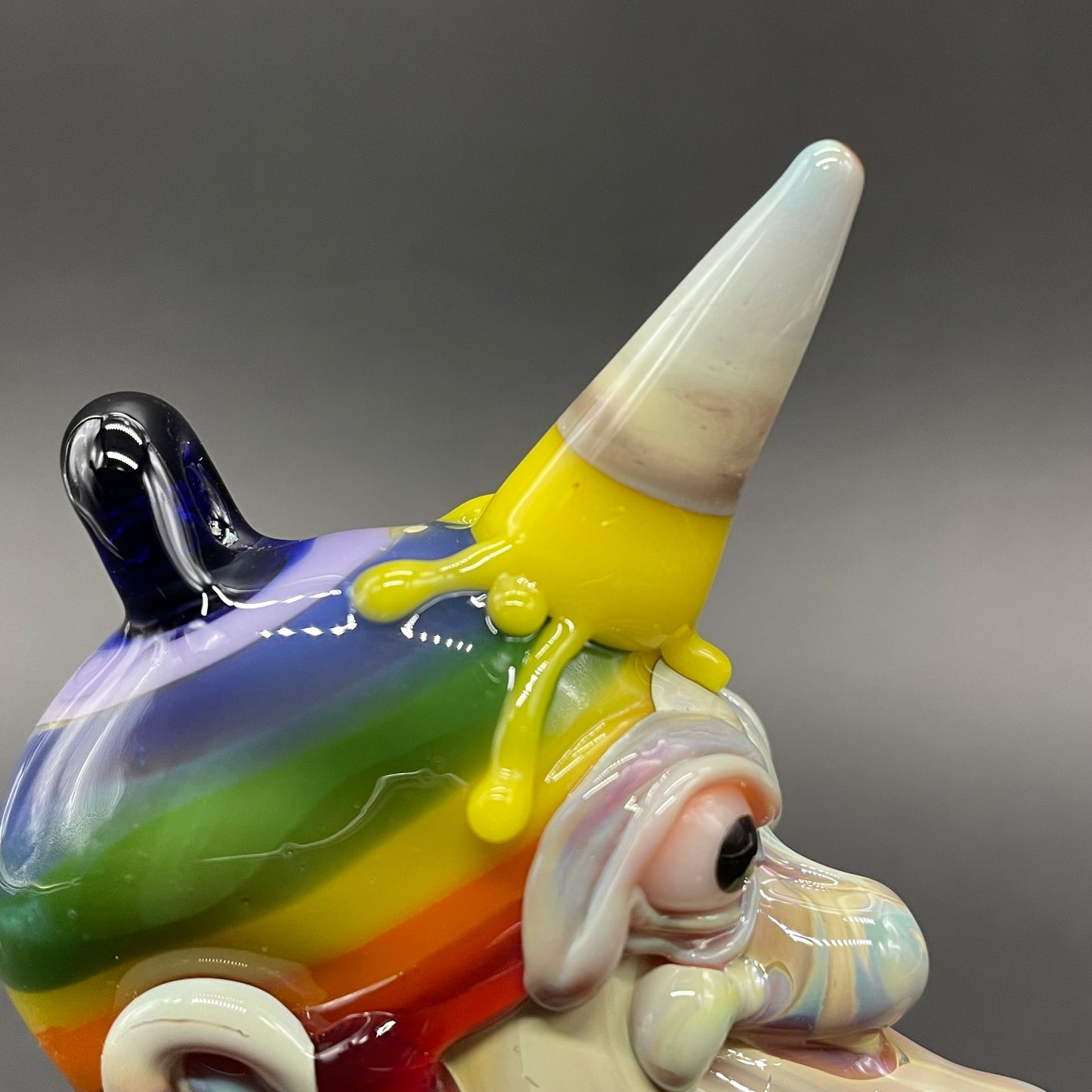 Ice cream kid glass pendant