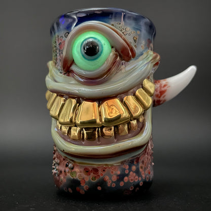 Smiley face shot glass