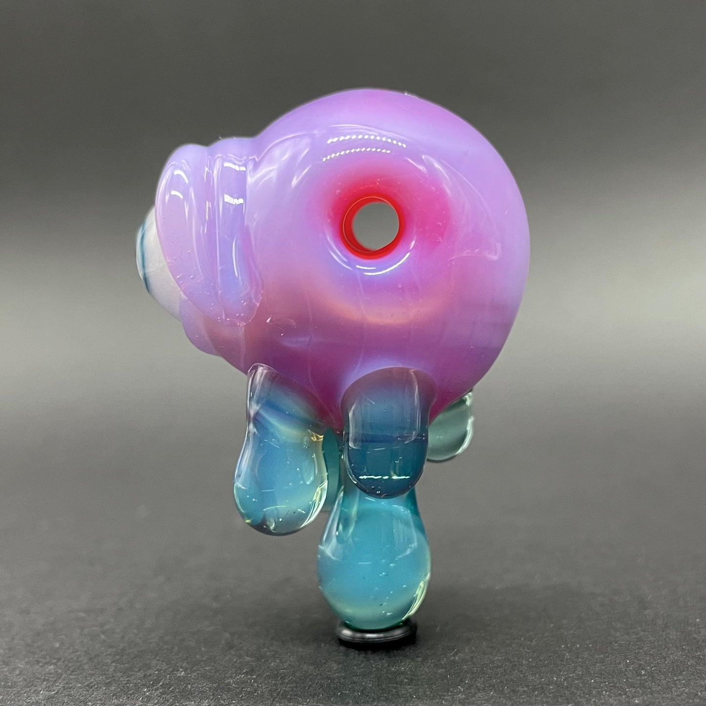 Drippy cyclops glass pendant