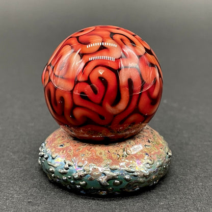 Brain marble and stand