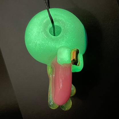 Glow in the dark eye pendant