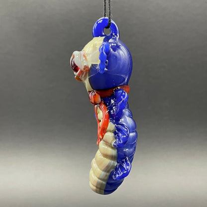 Labyrinth worm pendant