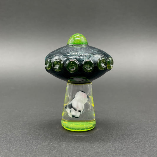Alien abduction pendant (cow)