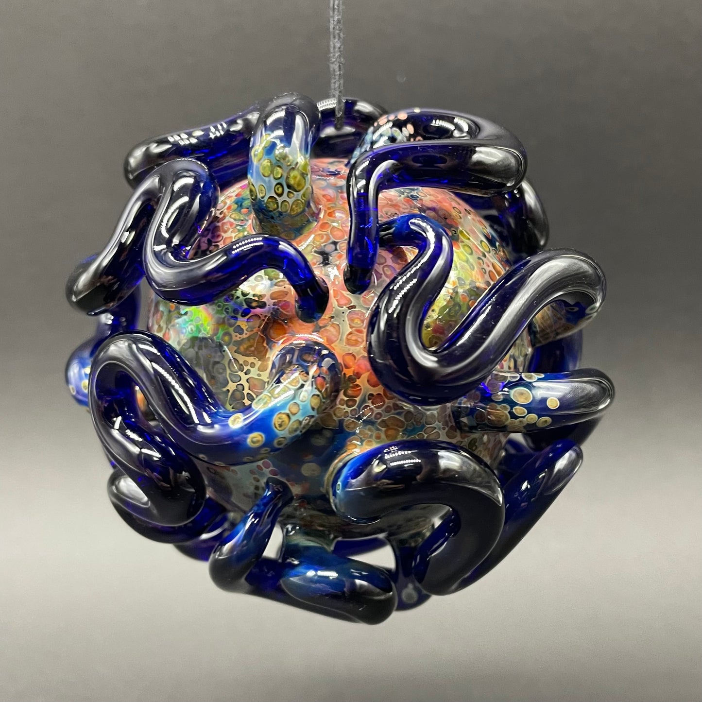 Worm Globe ornament