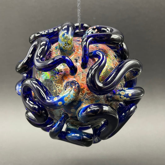 Worm Globe ornament