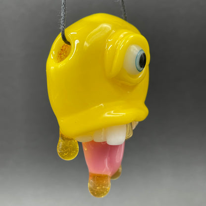 Have a nice day glass pendant
