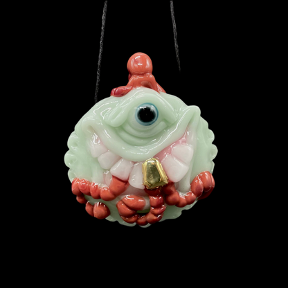 Worm eater pendant