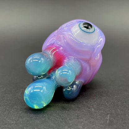 Drippy cyclops glass pendant