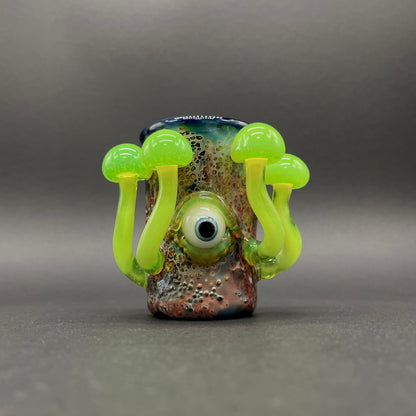 Green slime mushroom shot glass