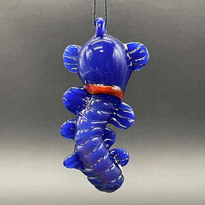 Labyrinth worm pendant