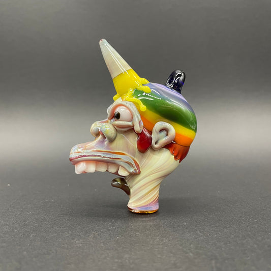 Ice cream kid glass pendant