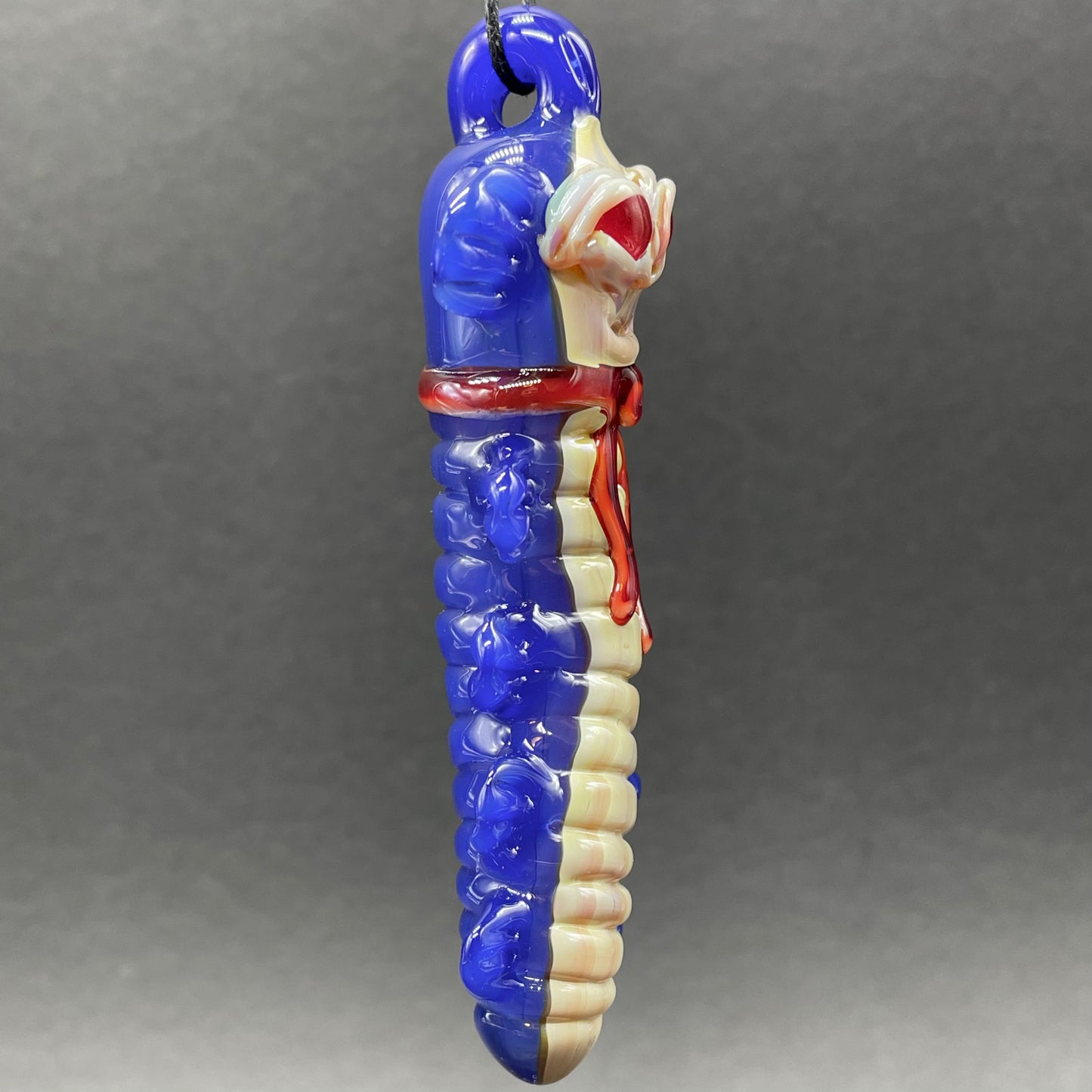 Labyrinth worm pendant