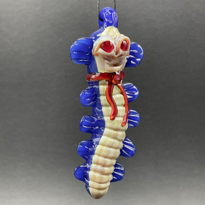 Labyrinth worm pendant