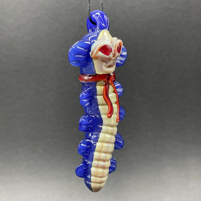 Labyrinth worm pendant