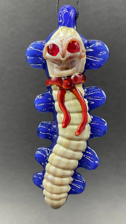 Labyrinth worm pendant