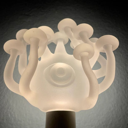 Large Mushroom, frosted clear glass led night light. #1