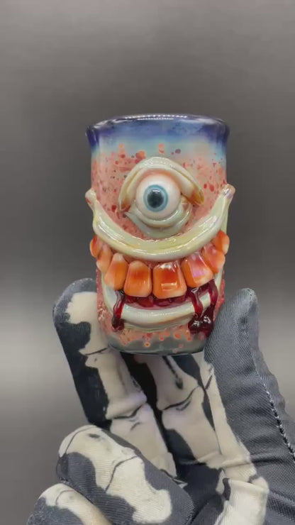 Beware I Bite Shot Glass