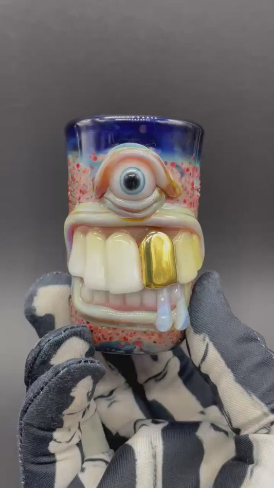 Big tooth Cyclops shot glass